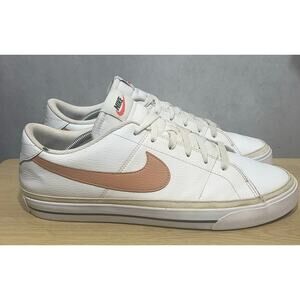 Nike Court Legacy 'White Light Cognac' Mens Sneakers Size 13 CU4150-108